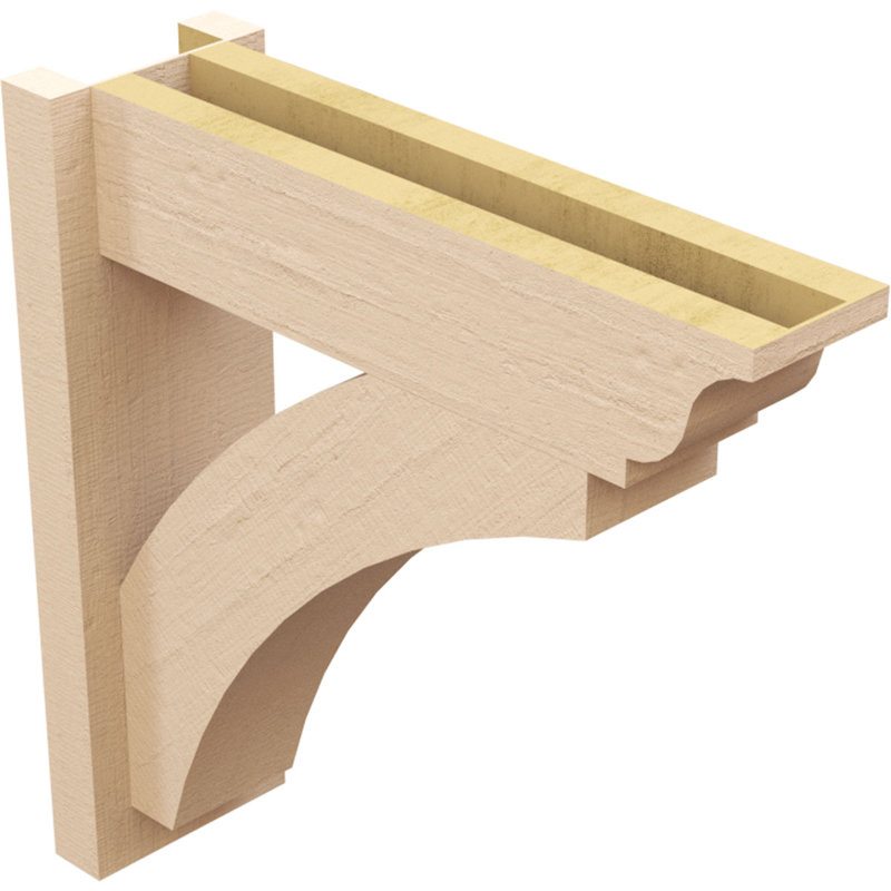 Bois de cèdre brut Thorton, H 20 po x l 6 po x P 20 po