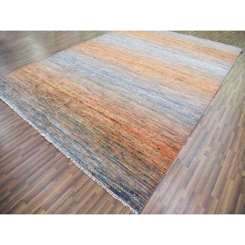 Tapis moderne en laine noué à la main 10 pi 3 po x 14 po G79020