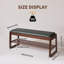 Banc de rangement pour chaussures en bois avec rangement dissimulé et tablettes ouvertes-2064957244-2064957218