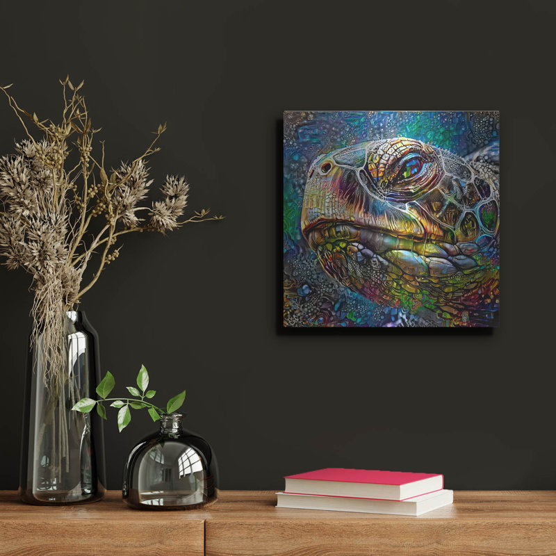  «Tortue de mer» par Peter Gavidia, art mural en métal, 12 po x 12 po, H 12 po x l 12 po