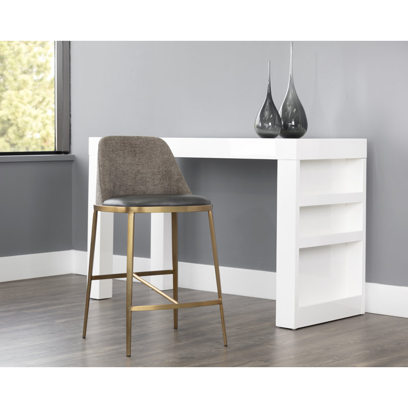 DOVER COUNTER STOOL - NAPA STONE / POLO CLUB STONE, Gray, Counter Stool (25.5” Seat Height)