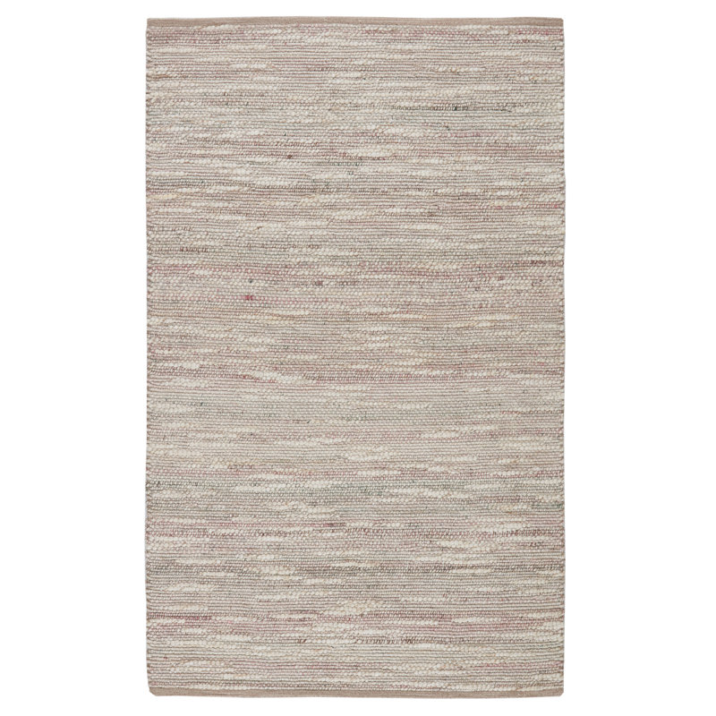 Tapis rose tissé à la main Anetta, Rectangle de 5 pi x 8 pi