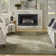 George Oliver Jeffs Machine Washable Ivory Olive Mid-Century Modern Indoor Rug
