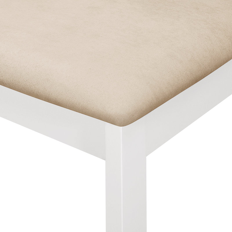 Mcneill 4 - Person Drop Leaf Dining Set, White, White