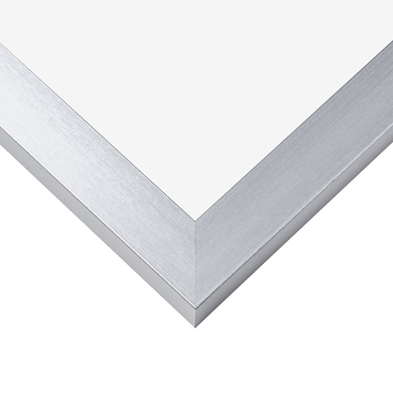 Ensemble de cadres muraux 4 pièces, Argent, 20 po x 20 po emmêlé à 16 po x 16 po