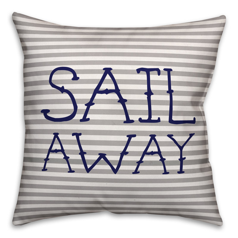 Sail Away Throw Pillow