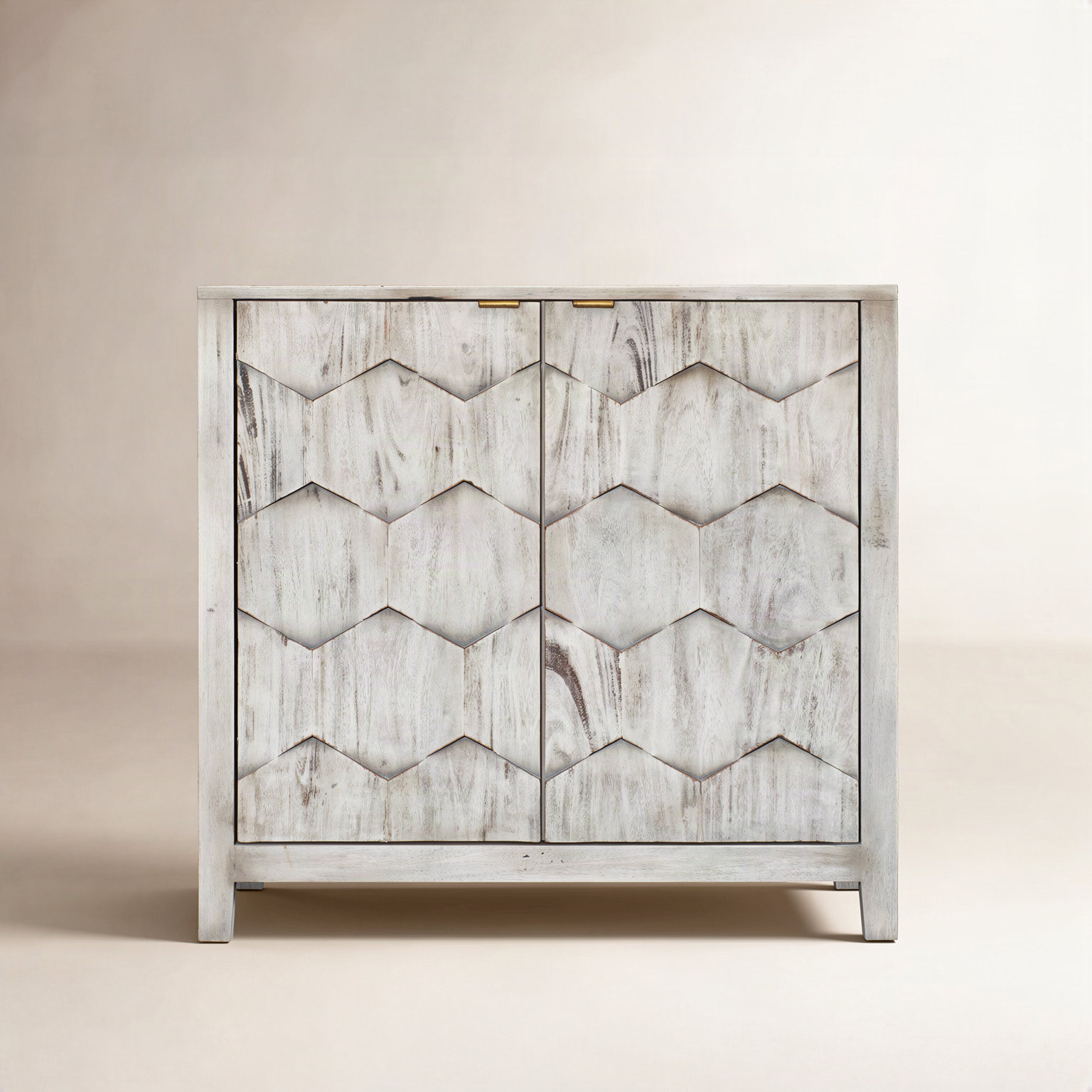 Blancheville Solid Wood Storage Cabinet