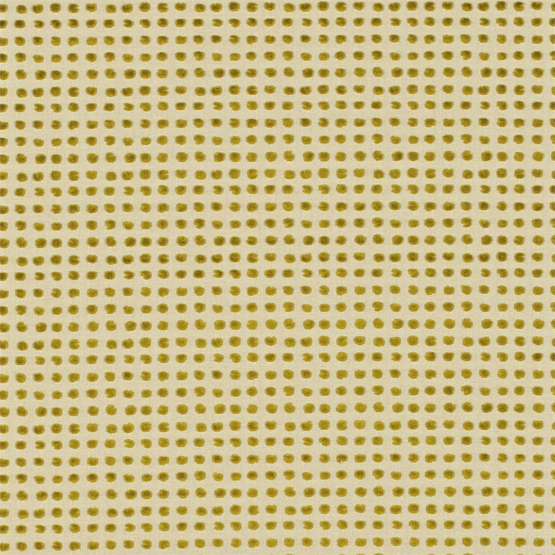 Polka Fabric, Mustard Neutral