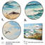 Mouettes en vol au-dessus de la plage II - Reproduction d'art nautique et de plage-1225982067-1225982076
