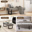 Banc de rangement rembourré en cuir de 52 po de largeur Donne-275742364