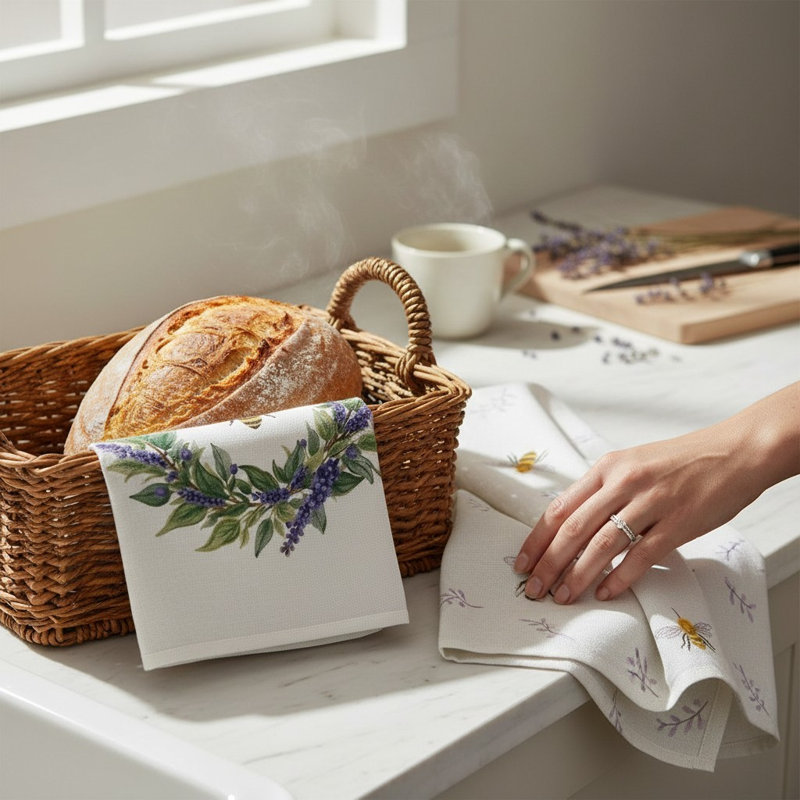 Linen Kitchen Towel Set