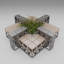 Cube modulaire Void - ensemble de 10 cubes | Blocs structurels solides pour meubles et décor - beige-83341448