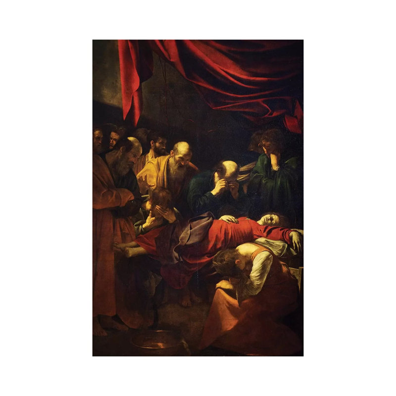 The Death Of The Virgin, 1601-06 by Michelangelo Merisi Da Caravaggio - Wrapped Canvas Painting
