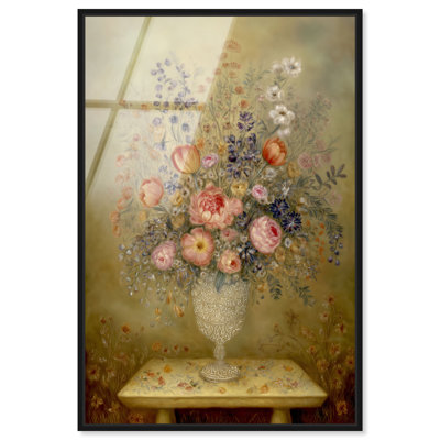 Sepia Blossoms II Acrylic Print Golden Boho Wall Art by Art Remedy, Ready to Hang, 10 x 15