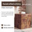 Tabouret vidaXL brun 40 x 40 x 45 cm en bois de teck massif