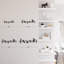 Notes de musique et oiseaux, décoration murale abstraite moderne, décoration murale suspendue-124840252-124840249
