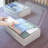 Foldable Stackable Under Bed Storage Box, Oxford Cloth Sturdy Under Bed Container, Grey