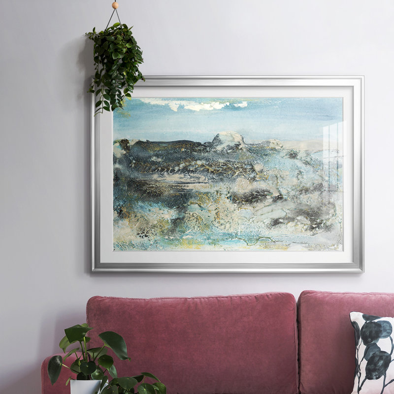 Motif de paix I, impression sur papier, H 19 po x l 27 po x P 1,5 po, Argent