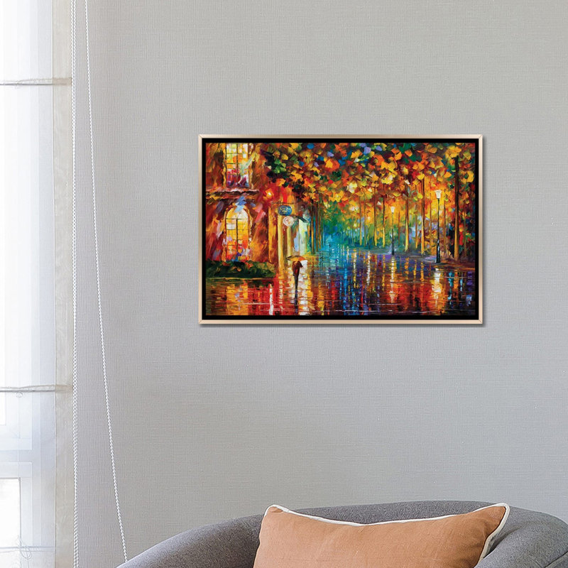 «Late Stroll Miami», reproduction d'art sur toile encadrée, H 12 po x l 18 po, Toile tendue, Ne s’applique pas