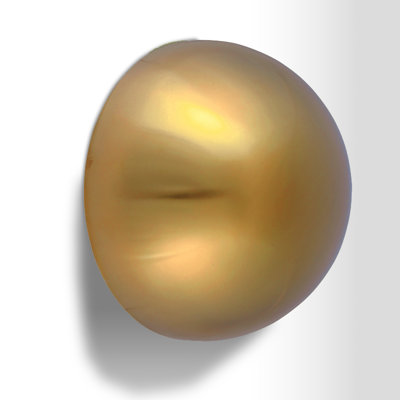 Demi-boule 10 po, or mat