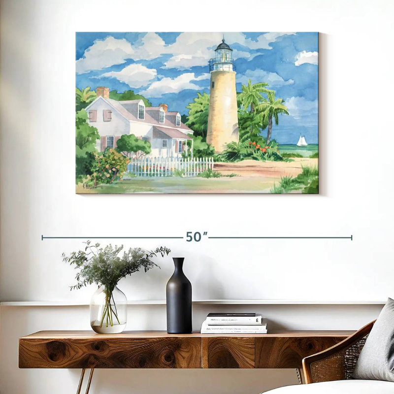 Aletra, phare historique de Key West, H 26 po x l 39 po