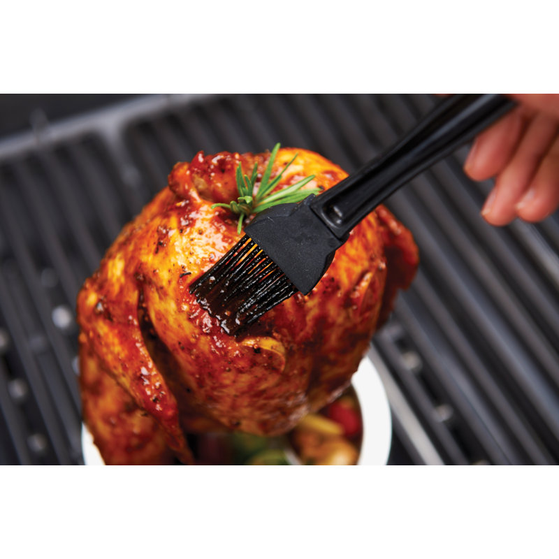 GrillPro Stainless Chicken Roaster and Brush
