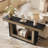 63'' Console Table with Pedestal Base