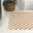 Aparicio Modern Cottage Checkerboard Washable Gold/Cream Rug-1016443653