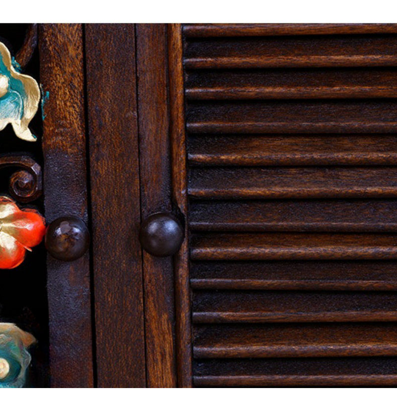Armoire de porche de salon de style sud-est asiatique