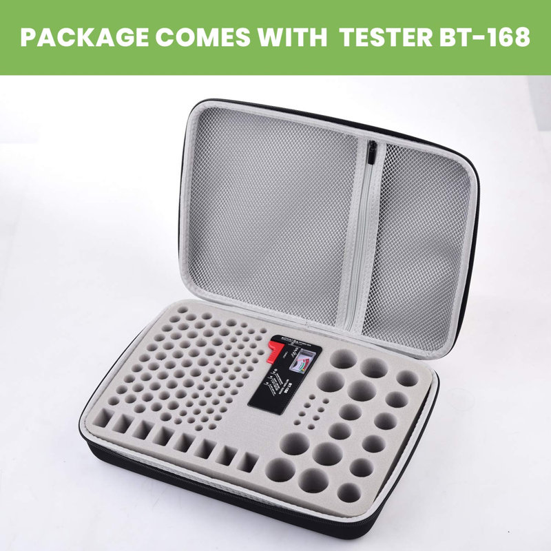 Porte-piles avec testeur Sasaki BT-168