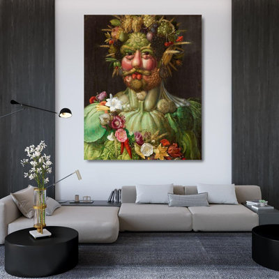 Art encadré sur toile tendue par Trinx Arcimboldo, Giuseppe: Vertumnus 56831