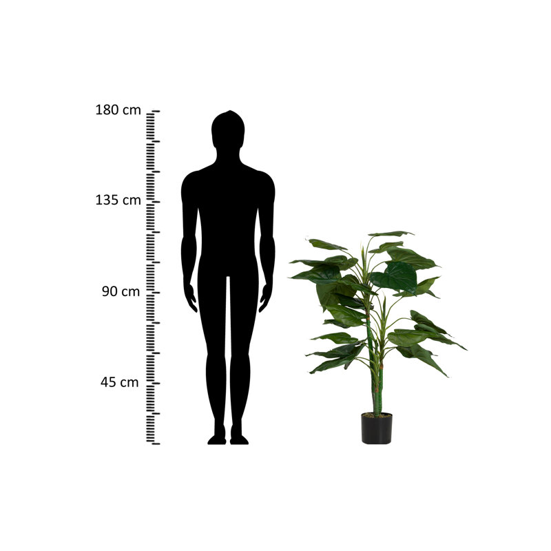 120cm Faux Banana Leaf Plant in Pot