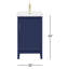 Ensemble de meuble-lavabo simple 21 po Finkbeiner-1432975642-1432865509