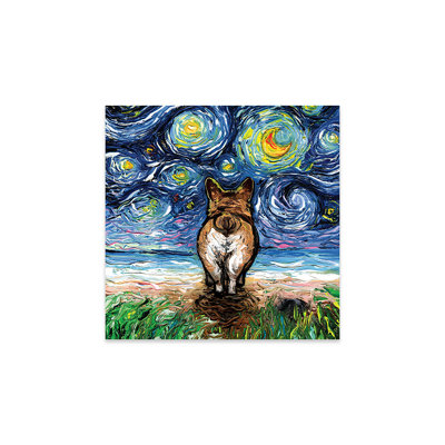 " Beach Nights - Corgi " by Aja Trier