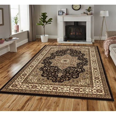 Coderre Rome Brown Indoor/Outdoor Rug