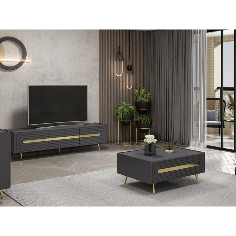 Glorias Coffee Table, Anthracite