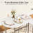 2-Person Dining Set with Storage Shelf, Space-Saving Design-1813220889