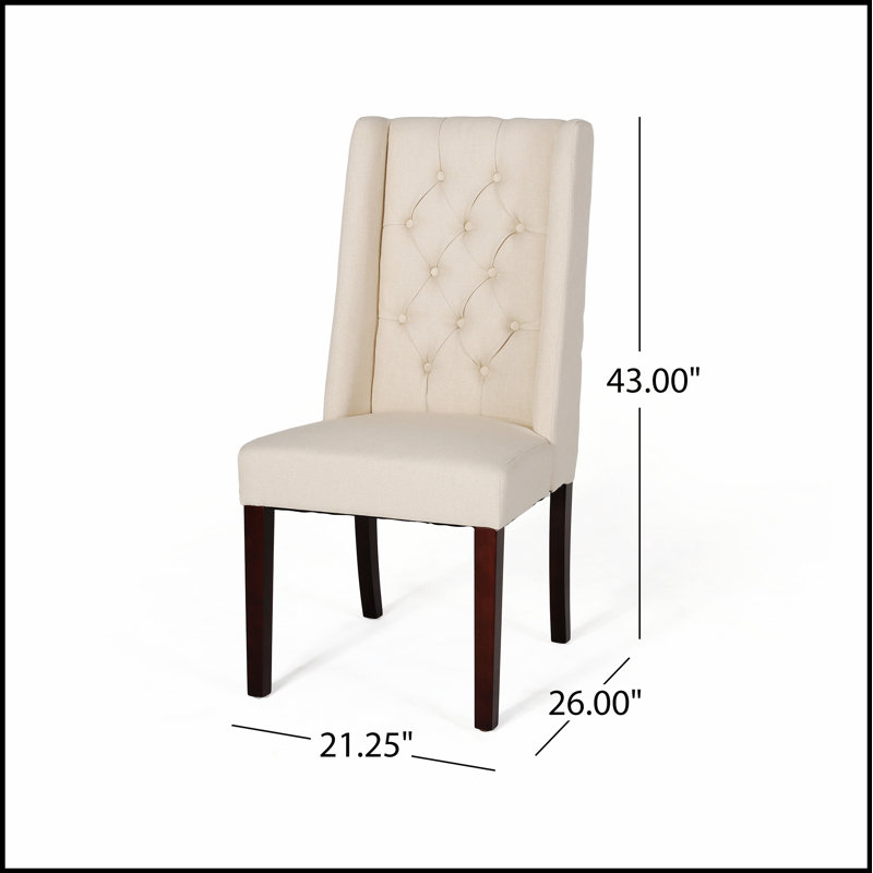 Chaise de salle à manger élégante en tissu avec assise confortable et fabrication durable pour les intérieurs modernes et traditionnels
