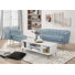 Cassy Velvet Flared Arm 4-Piece Living Room Set With Armchair, Ottoman, Loveseat, And Storage Coffee Table