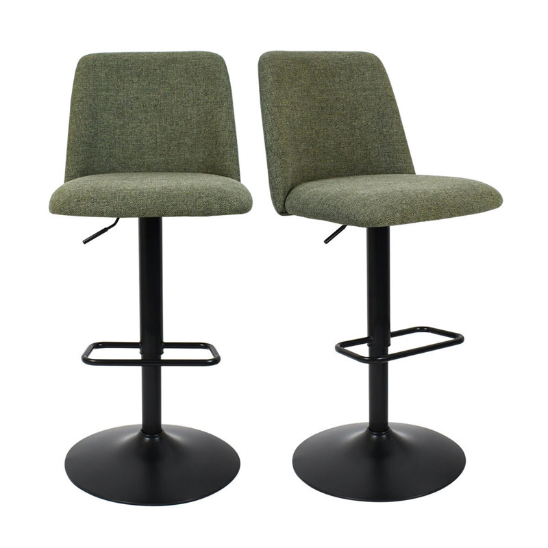 Tabouret de comptoir Adiza, Vert