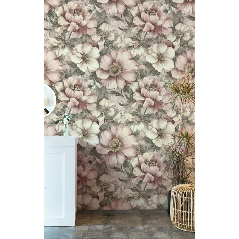 Rouleau de papier peint floral floral