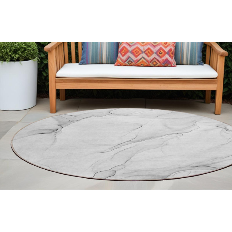 Tapis d'intérieur rond 8 po