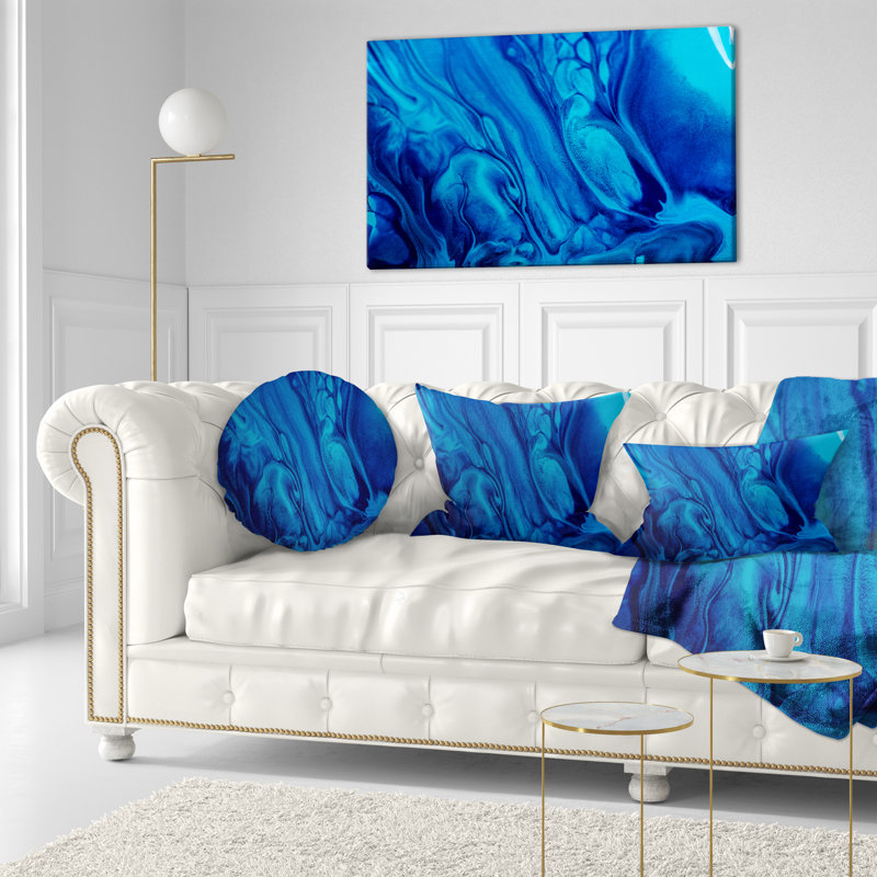 Abstract Throw Pillow