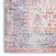Machine Washable Oriental Blue/Red Area Rug
