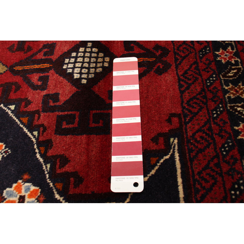 Tapis rouge Royal Baluch 3 pi 4 po x 5 pi 8 po