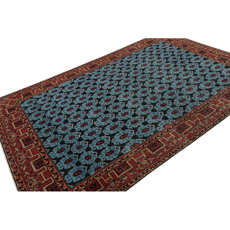One-of-a-Kind 6’5”x9’4” Hand Knotted Area Rug