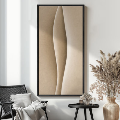 Reproduction d'art rétro sur toile encadrée de pin rétro vintage
