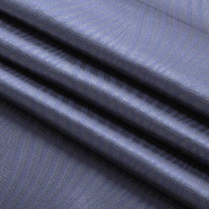 Rideau en polyester Briania, L 54 po x L 95 po, Bleu marine