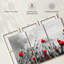 Harnek, fleurs de coquelicots rouges-106046626