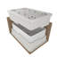 Évier de cuisine à tablier frontal avec robinet, grille d'évier et ensemble de drain L 33 po x l 18 po-75258511-90977348